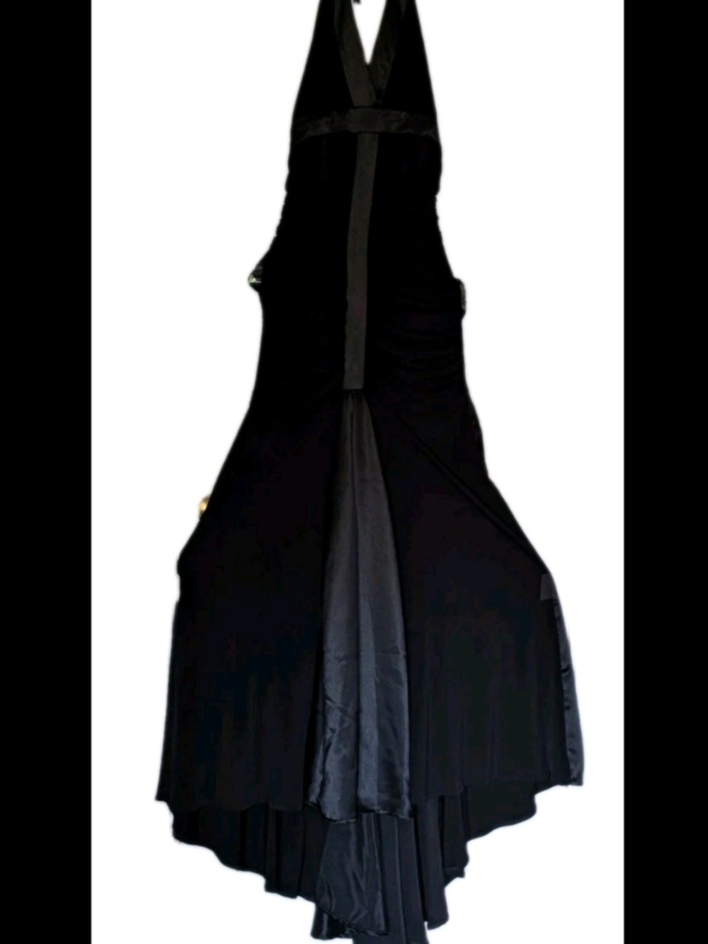 Cache Black Evening High-Low Maxi Dress